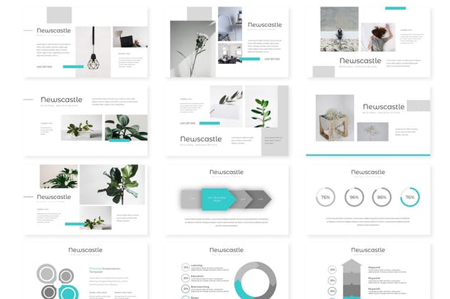 多用途企业/专业Keynote幻灯片设计模板 Newcastle – Keynote Template插图(2)