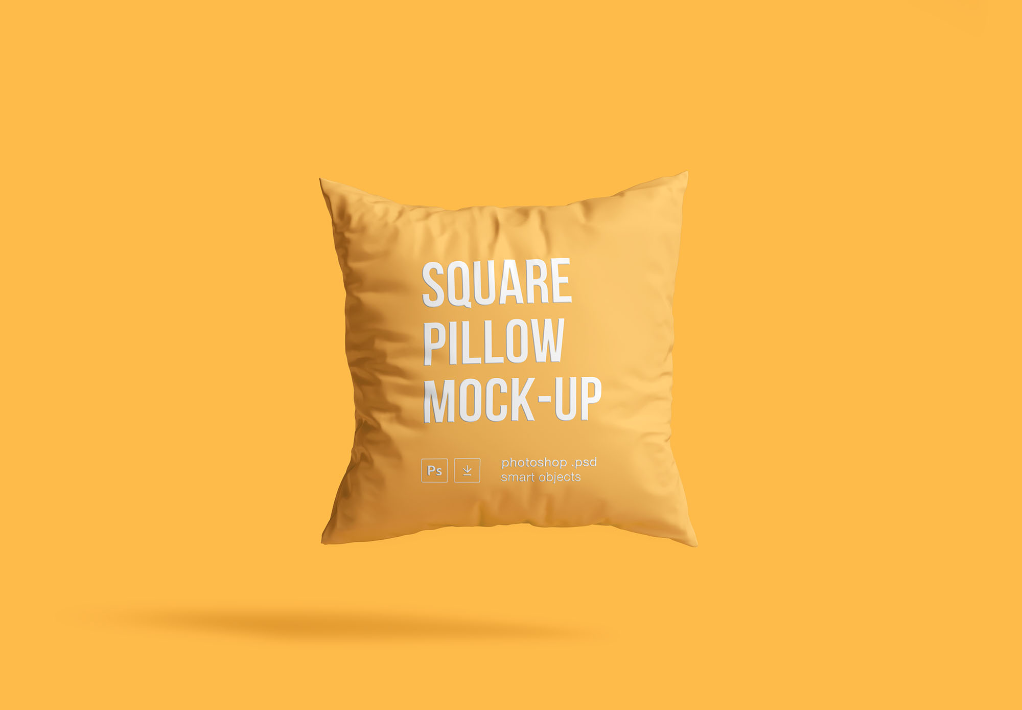 方形枕头抱枕外观设计样机模板 Square Pillow Mockup插图2