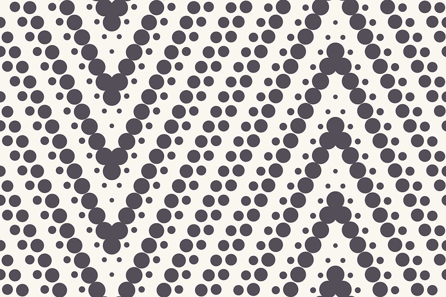 斑点星罗棋布的魅力图案纹理 Dotted Seamless Patterns. Set 1插图(4)