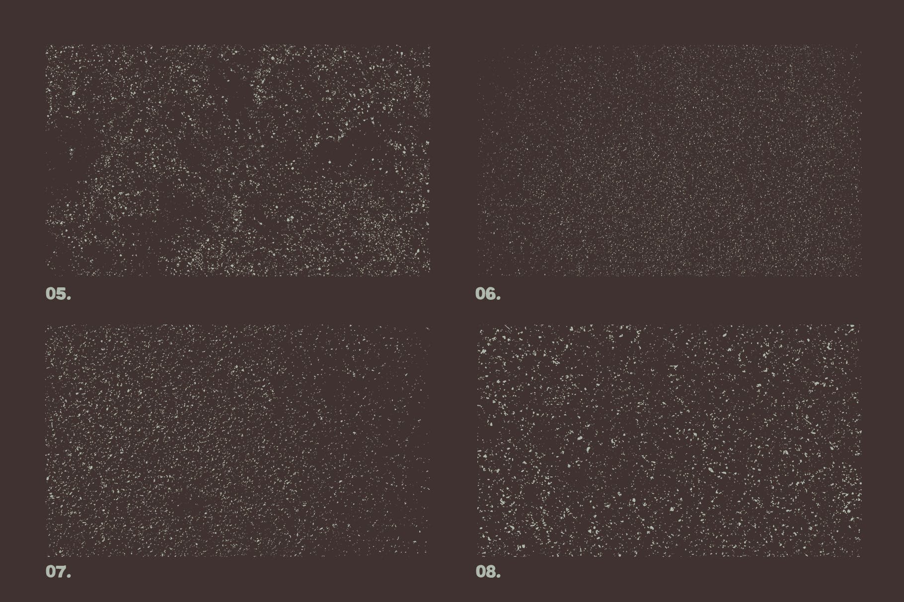 12个粒状磨砂效果矢量纹理背景素材 Vector Grainy Textures x12插图1