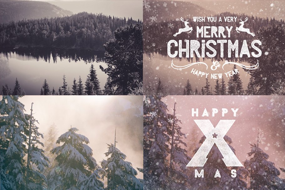 圣诞节主题元素叠层素材 Christmas Photo Overlays (PNG)插图(4)