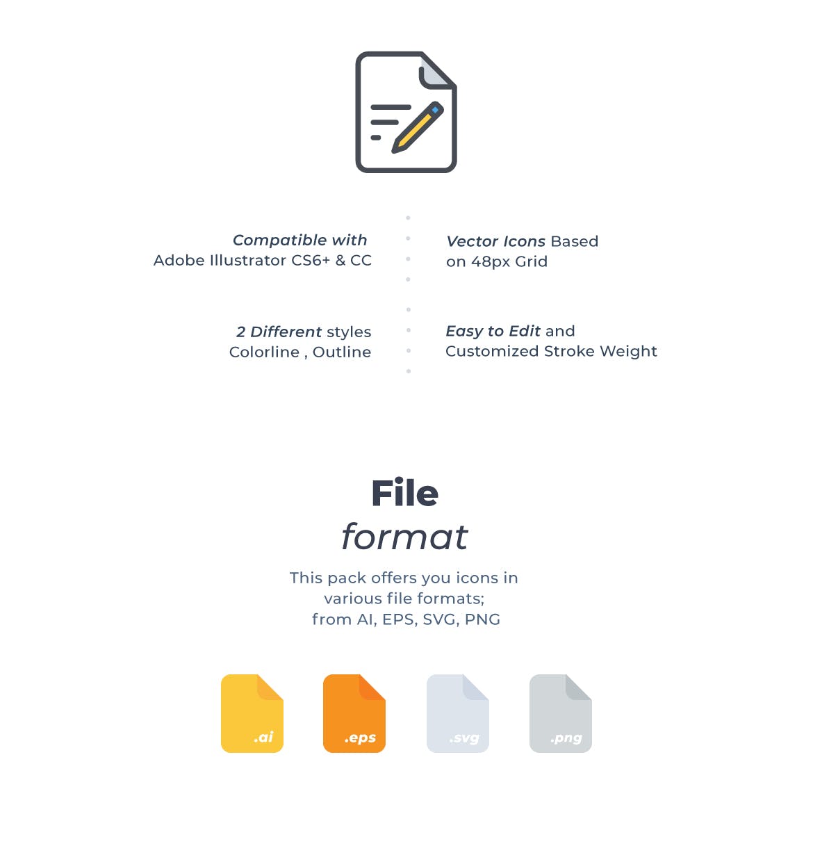 50枚文件/文档图标设计素材 50 File and Document icon set插图1