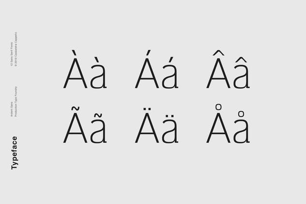 极简主义现代设计风格英文排版无衬线字体。 Ardent Sans – Modern Font Family插图3