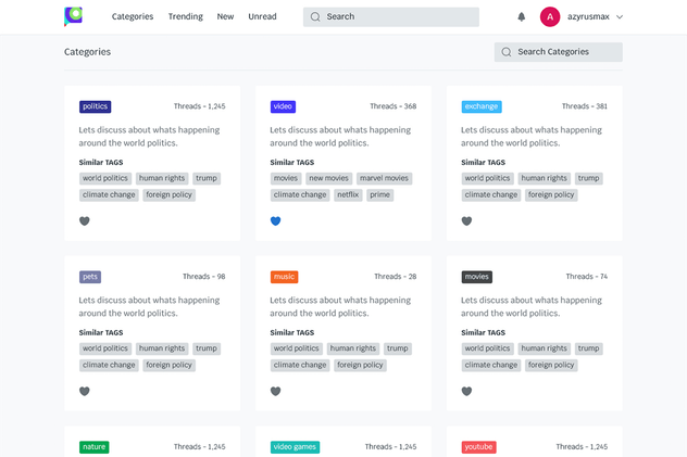 超强丰富网页表单设计PSD模板合集 Forum 19 – Forum Website PSD Template插图(4)