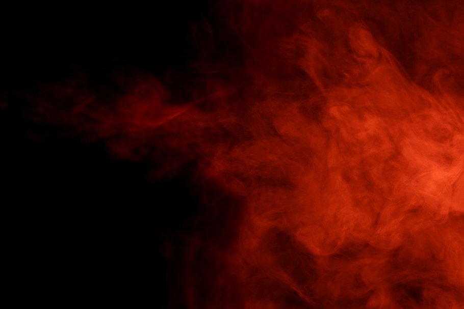 抽象红色烟雾叠层背景 Abstract red smoke hookah.插图1