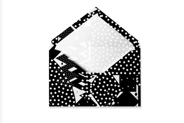 20款黑色抽象图形背景 Mono Contain – Background Patterns插图6