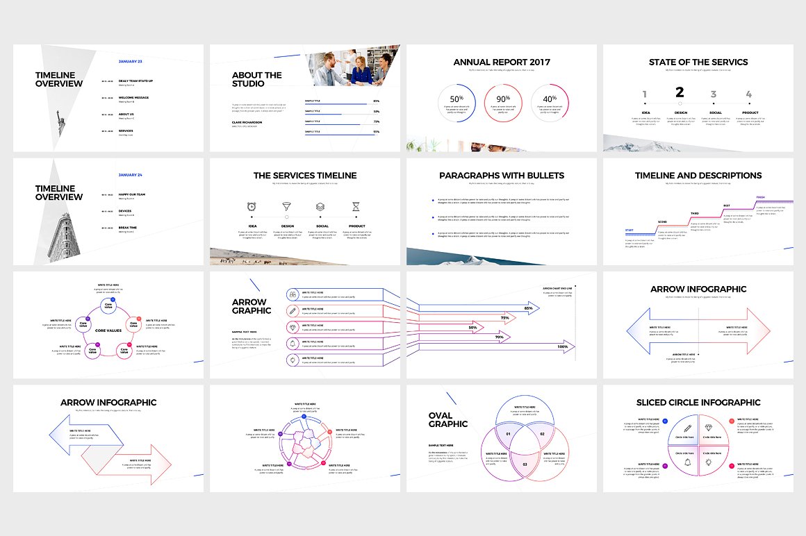 NOVA Powerpoint template113页独特极简的商业化PPT模板下载[ppt,pptx]插图(5)