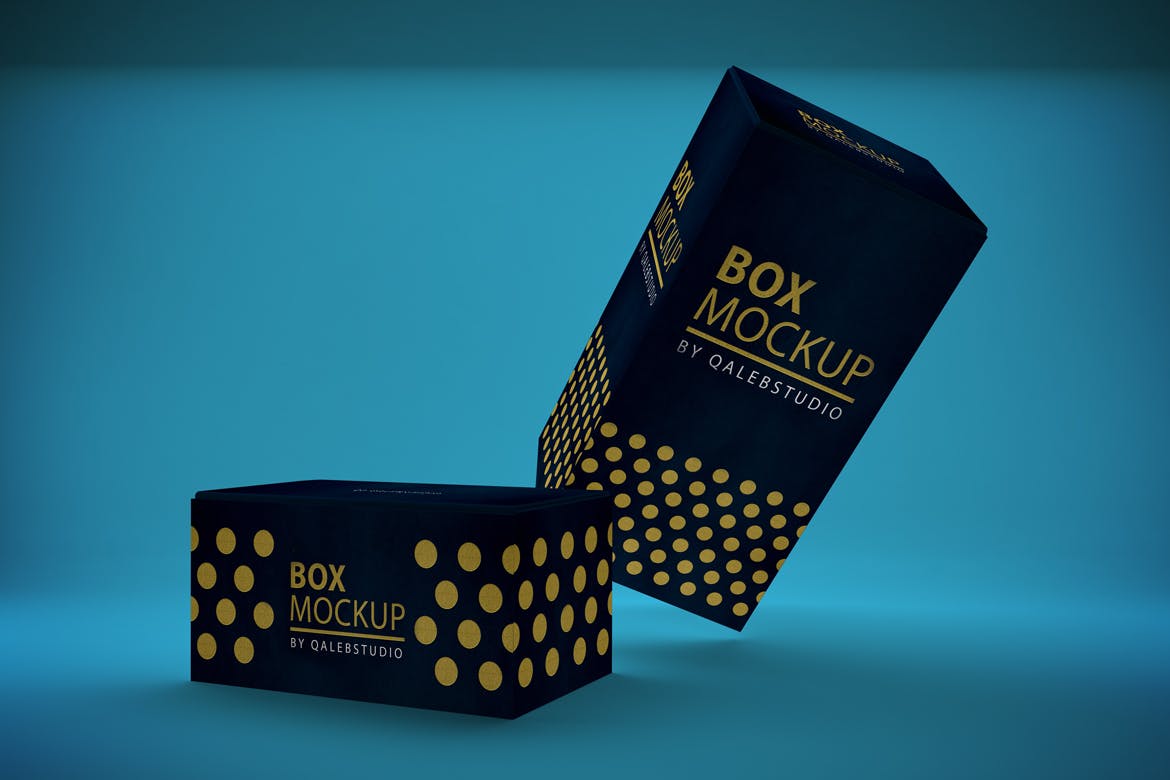 高端产品包装盒设计效果图样机模板 Boxes Mockup插图(6)