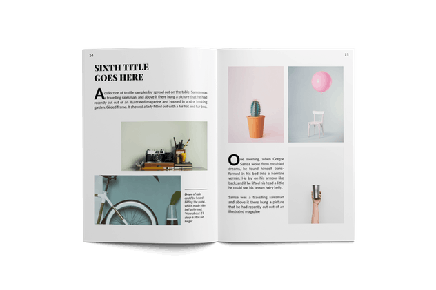 时尚高端多用途的杂志画册设计模板 Blanc Magazine插图(7)