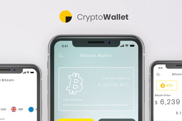 电子钱包手机APP应用UI套件-B Crypto Wallet Mobile App Ui Kit –  B插图(2)