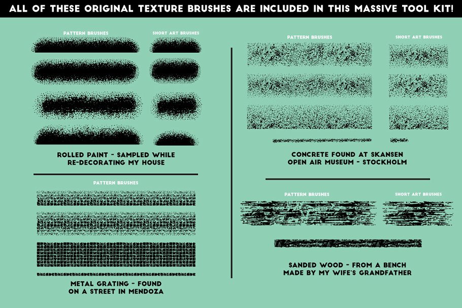 终极纹理AI笔刷库 The Ultimate Texture Brush Library插图10
