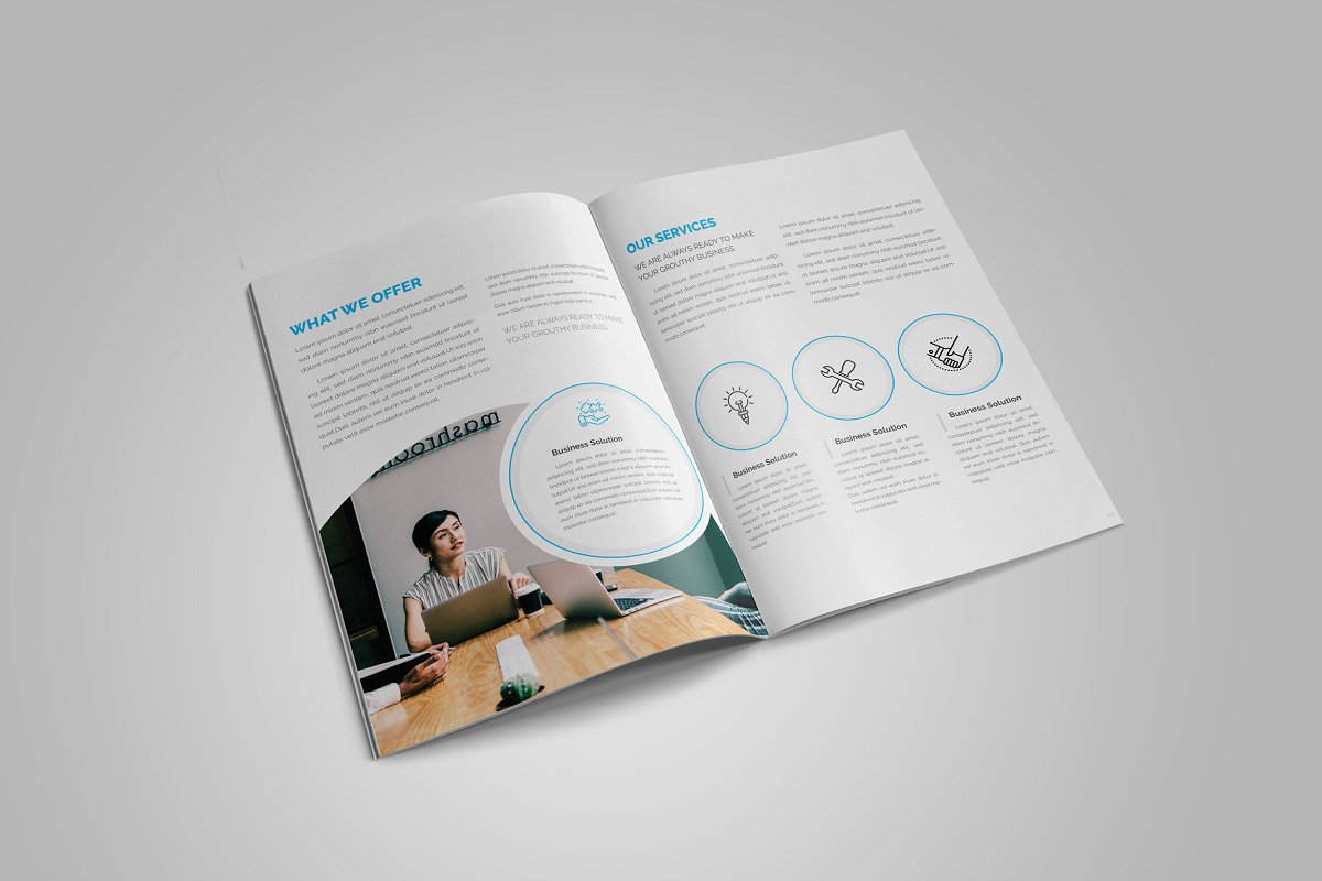 创意极简主义业务宣传手册设计插图(4)