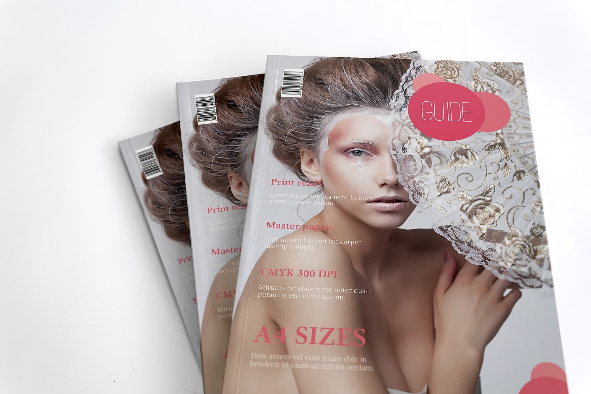 时尚美容化妆类杂志模板-Guide Magazine Template（InDesign CC）插图(5)