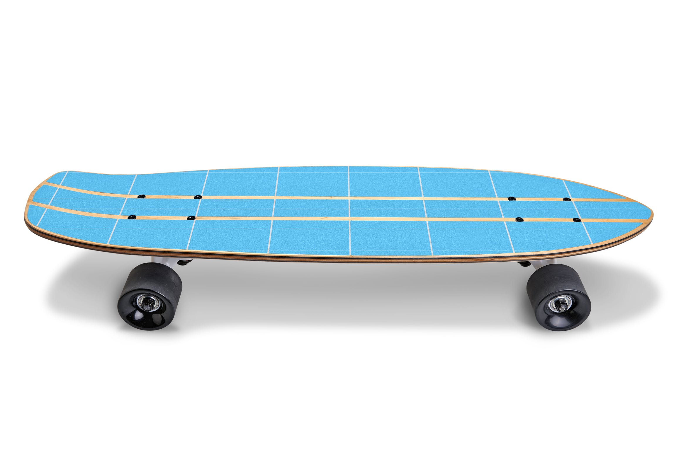 滑板顶部设计正面预览图样机02 Skate_Board-02_Mockup插图