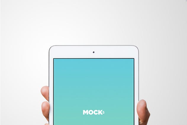 手持iPad Mini设备演示样机模板 iPad Mini Studio Mockups插图(1)