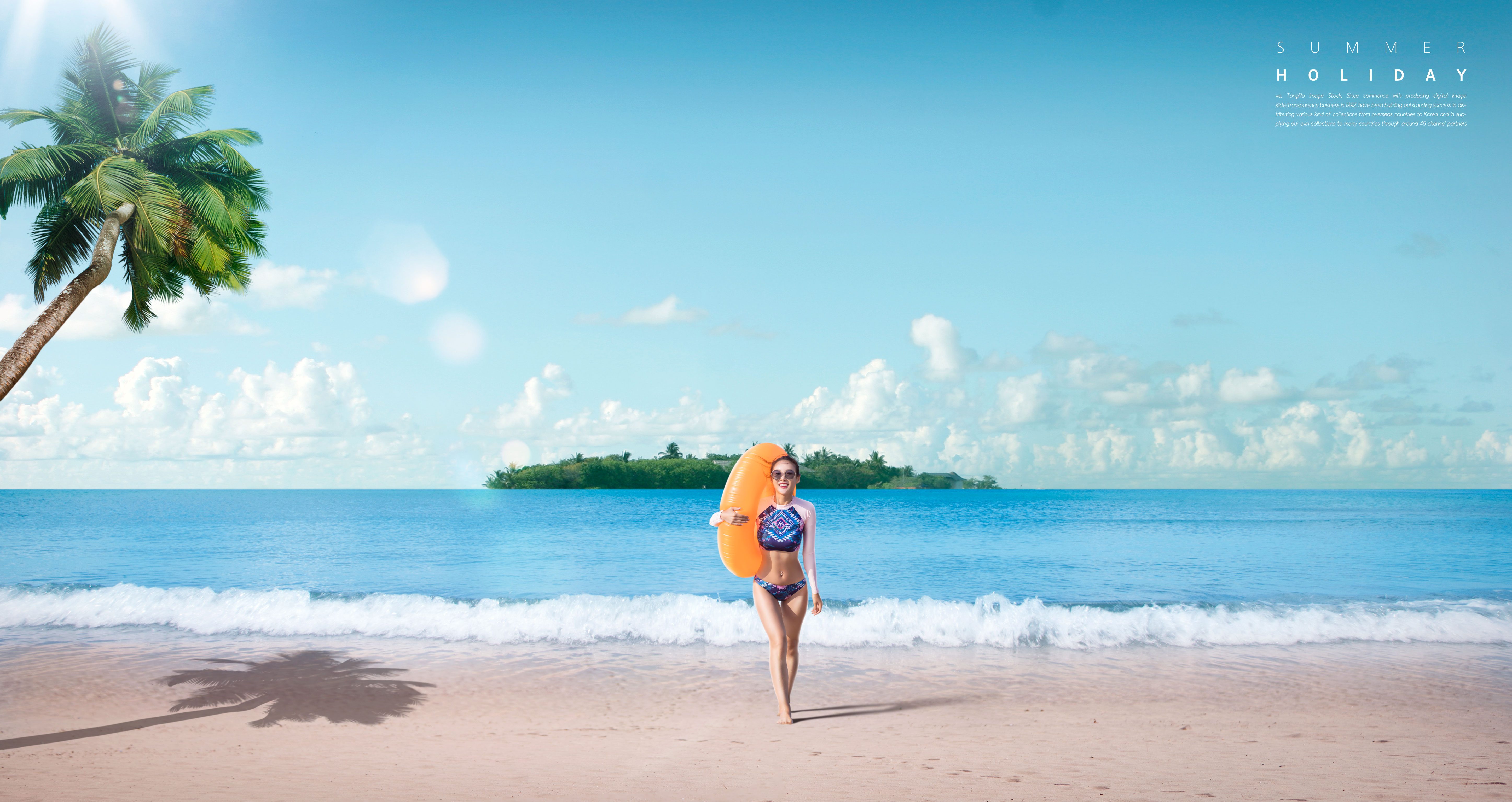 夏季海滩旅行度假活动广告海报模板套装[PSD]插图(5)