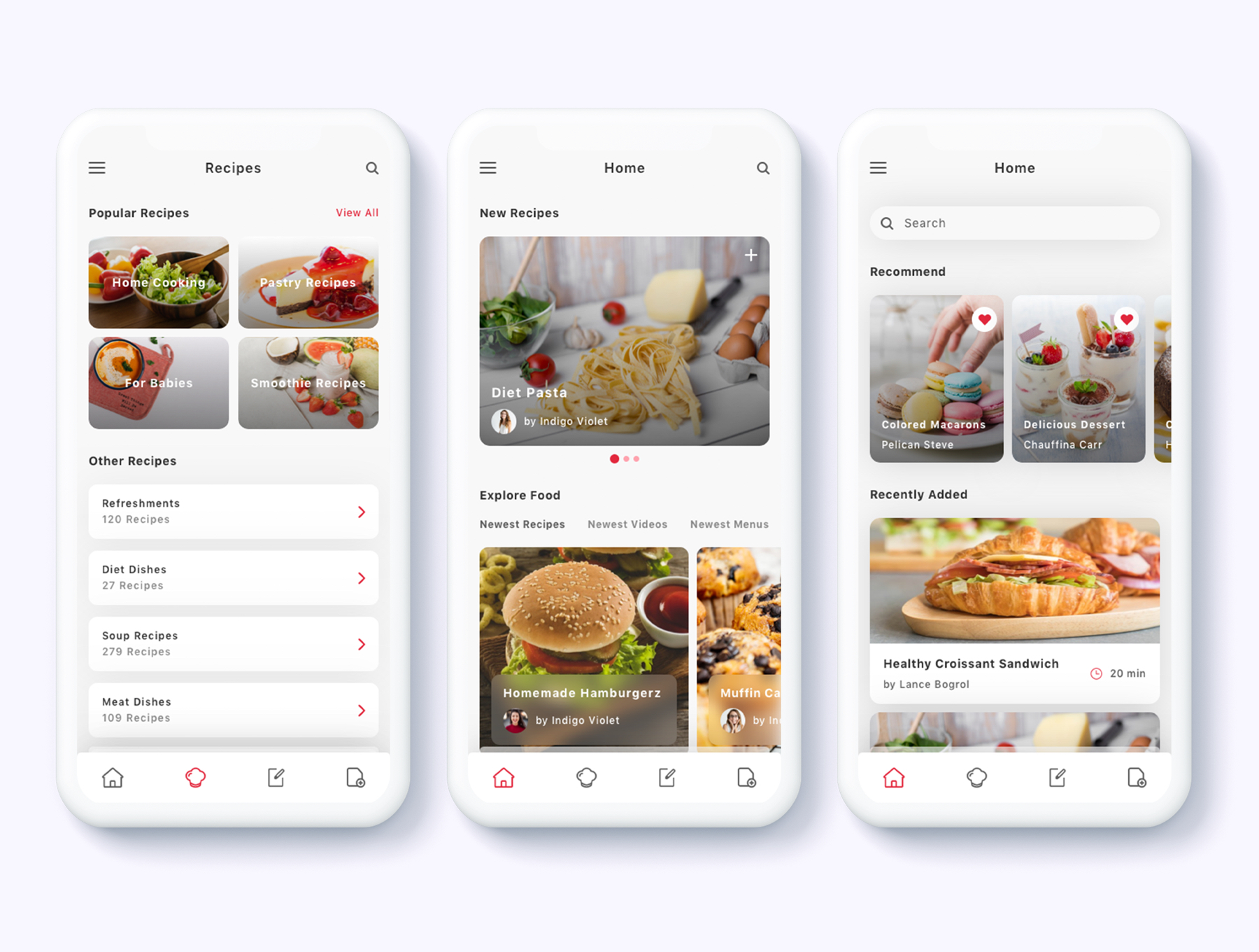 第一素材下午茶：美食社交订餐点餐类APP UI KIT套装模板下载 app设计app界面设计Sketch素材Sketch模板 [Sketch,XD]插图(2)