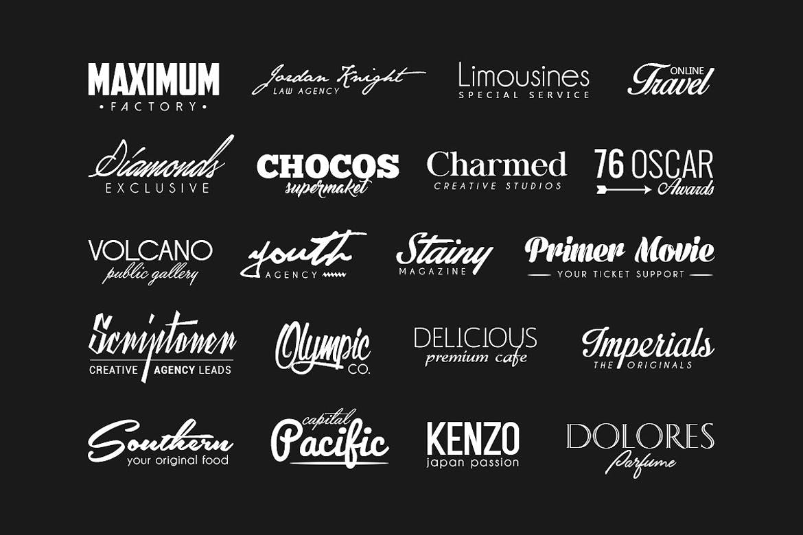 100个高端时尚多用途的logo标志设计模板大集合插图7