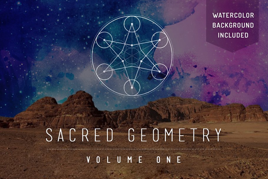 宗教几何矢量图形包 Sacred Geometry Vector Pack Vol. 1插图