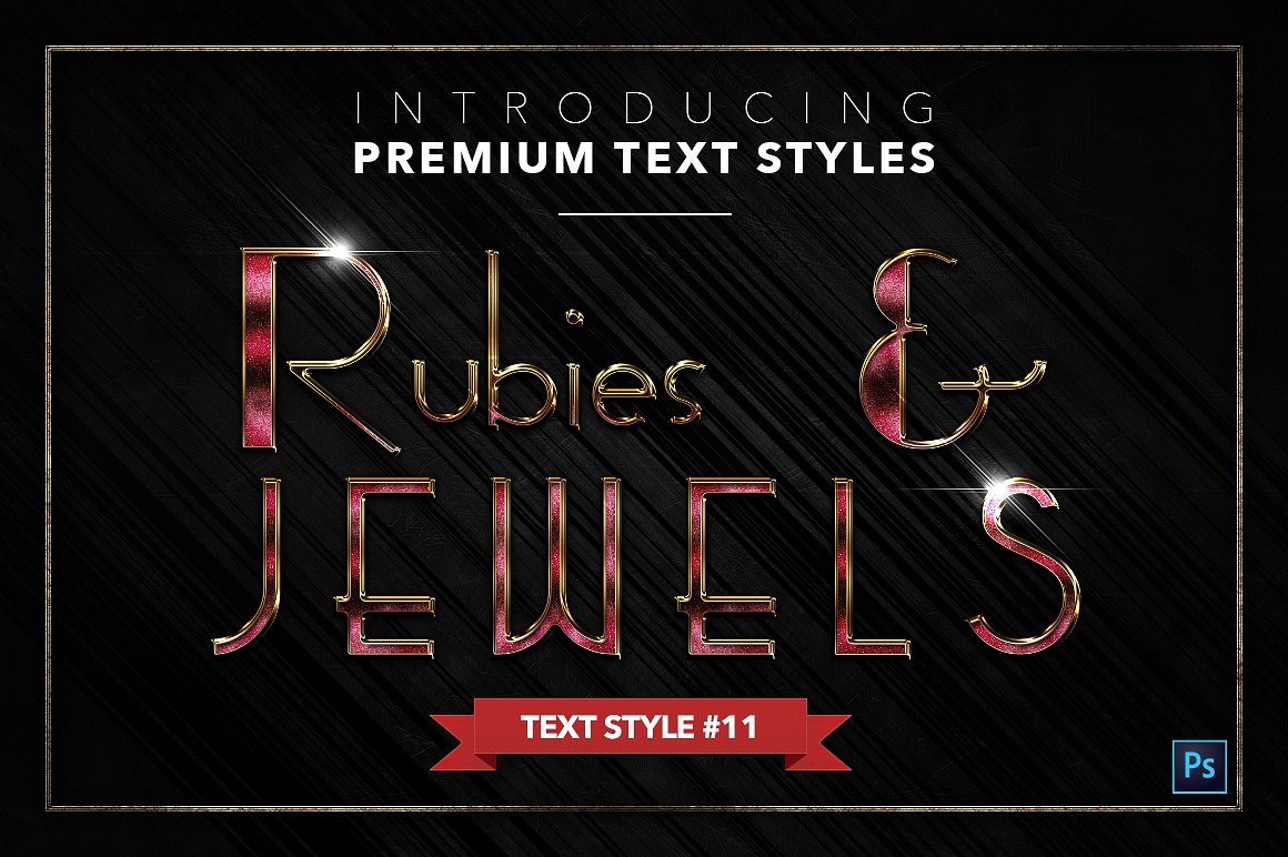 20款红宝石&珠宝文本风格的PS图层样式下载 20 RUBIES & JEWELS TEXT STYLES [psd,asl]插图11