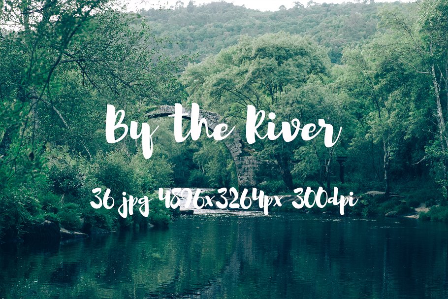荒山小溪高清照片素材 By the river photo pack插图8