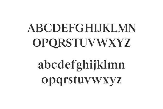 现代极简英文版式设计衬线字体 Maiah Serif Font Family Pack插图1