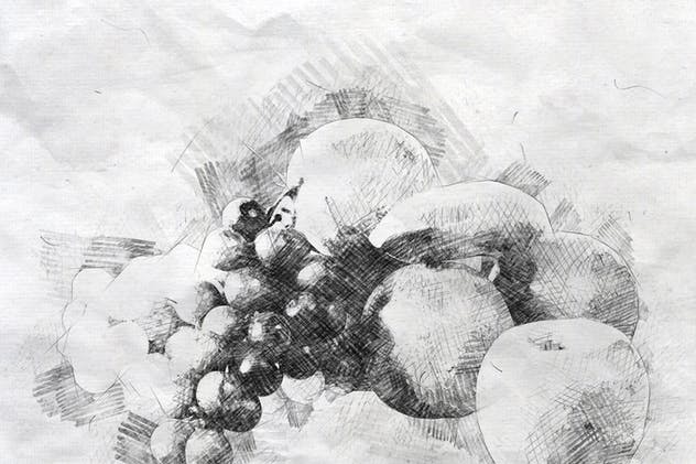 铅笔素描效果一键生成PS动作 Pencil Sketch Photoshop Action插图(7)