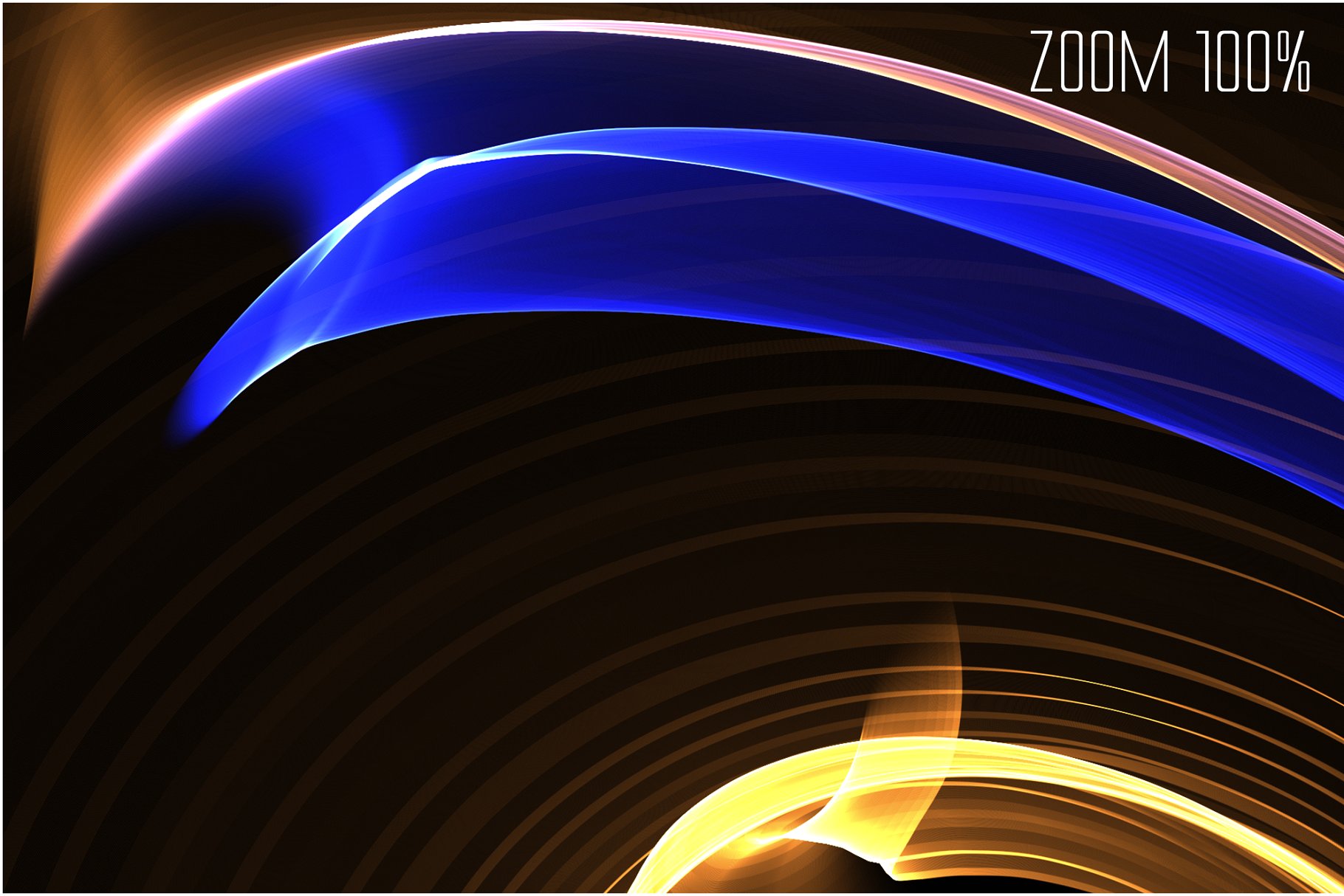 8K高分辨率皇家蓝&典雅金奇幻光线叠层背景 Royal Blue & Gold Elegance插图1
