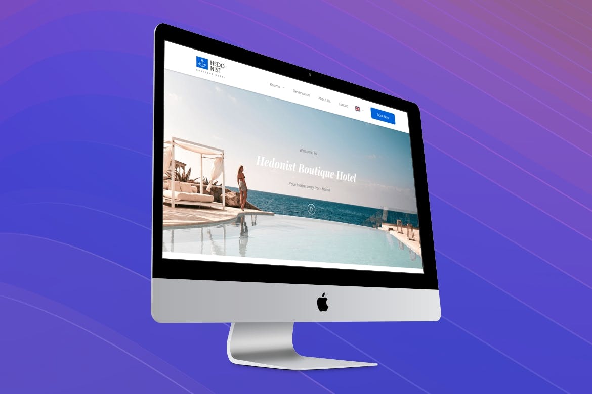 酒店品牌网站设计XD模板 Hotel Website Template插图(4)