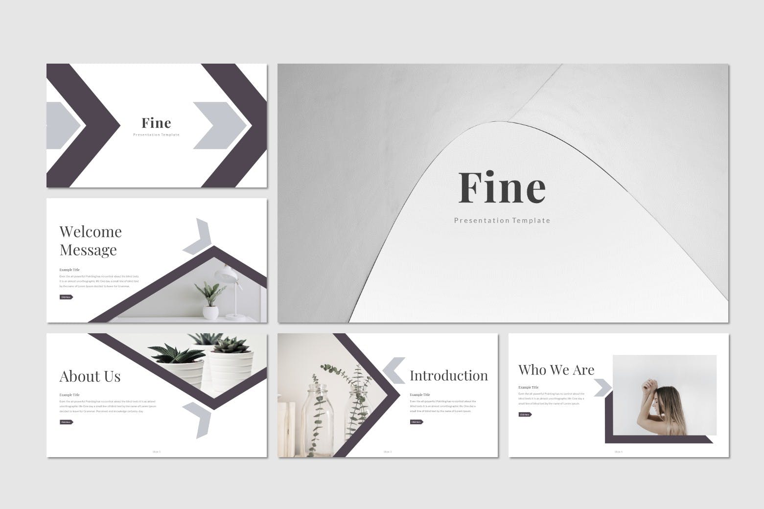 创意产品设计公司宣传谷歌幻灯片模板 Fine Google Slides插图(2)