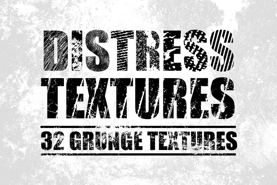 32款高分辨率手工制作肮脏斑迹墨水纹理 Distress Texture Pack 1插图