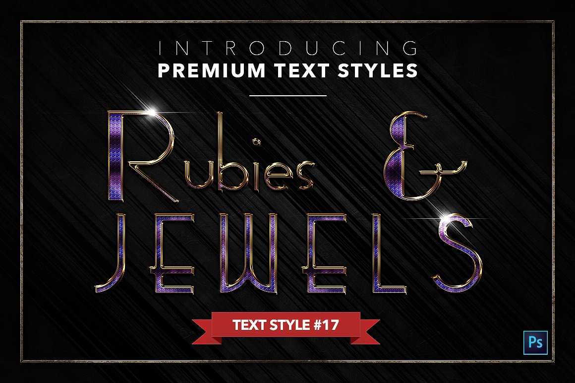 20款红宝石&珠宝文本风格的PS图层样式下载 20 RUBIES & JEWELS TEXT STYLES [psd,asl]插图17