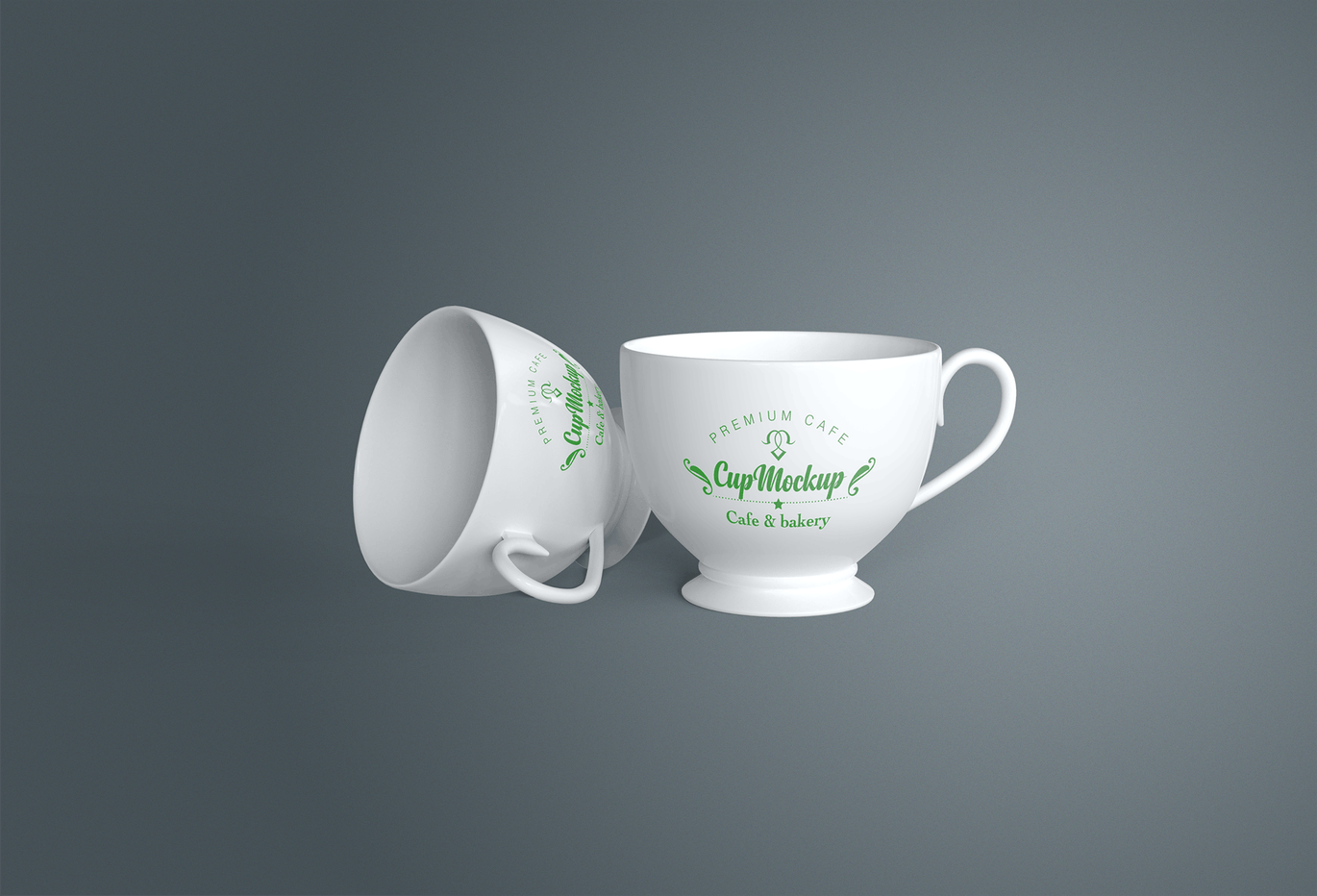 陶瓷茶杯咖啡杯外观设计样机模板v2 Cup Mockup 2.0插图1