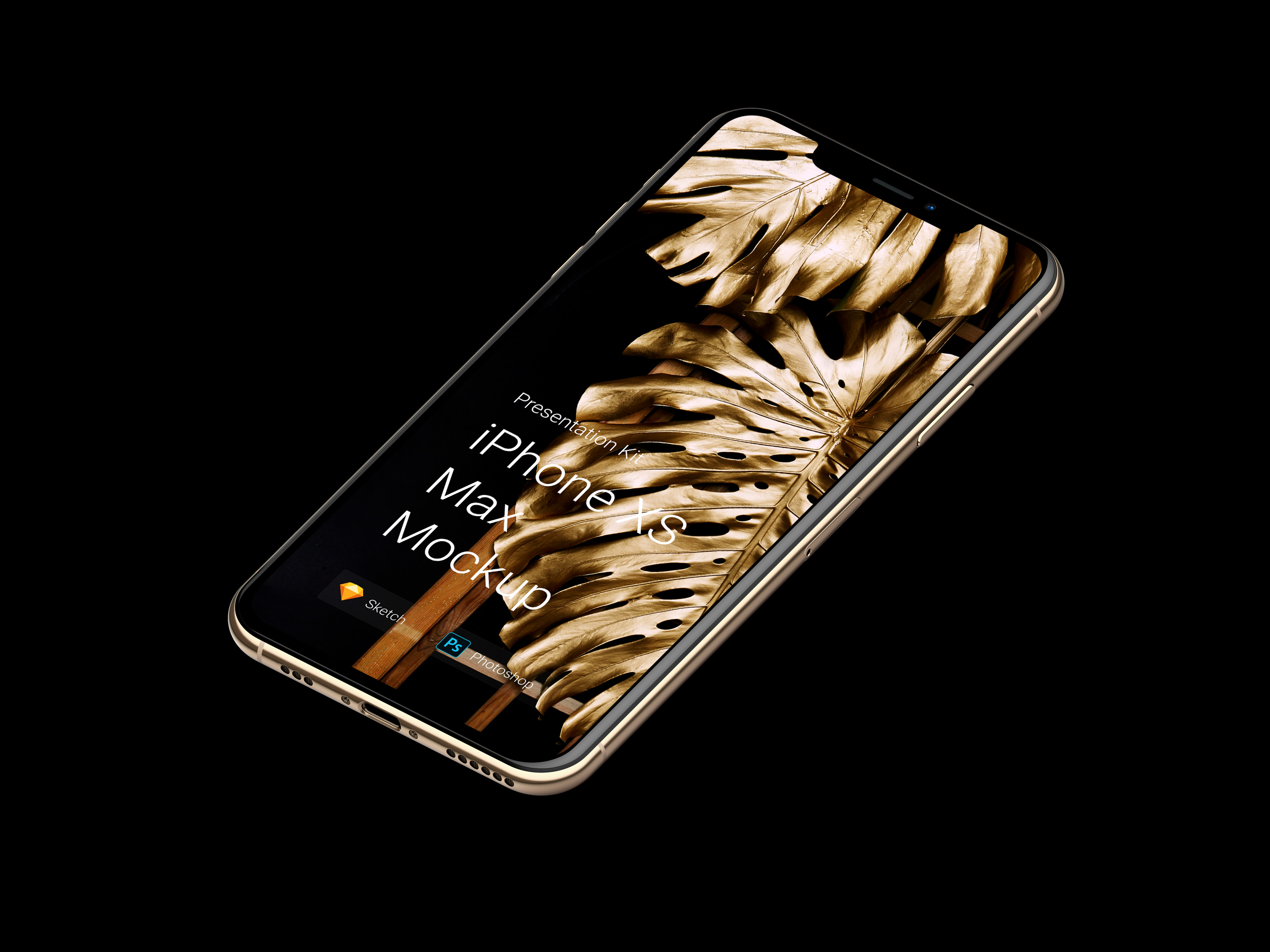 高品质五星好评 iPhone Xs 和 iPhone Xr 样机 [PSD&SKETCH]插图1