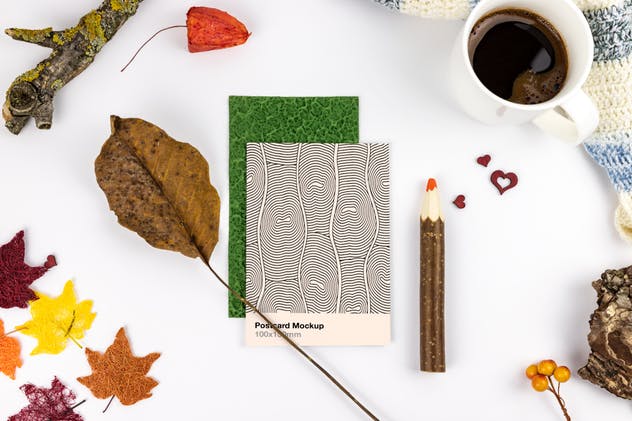 大自然秋天格调场景样机模板v2 Natural Autumn – Mockups VOL.2插图(1)