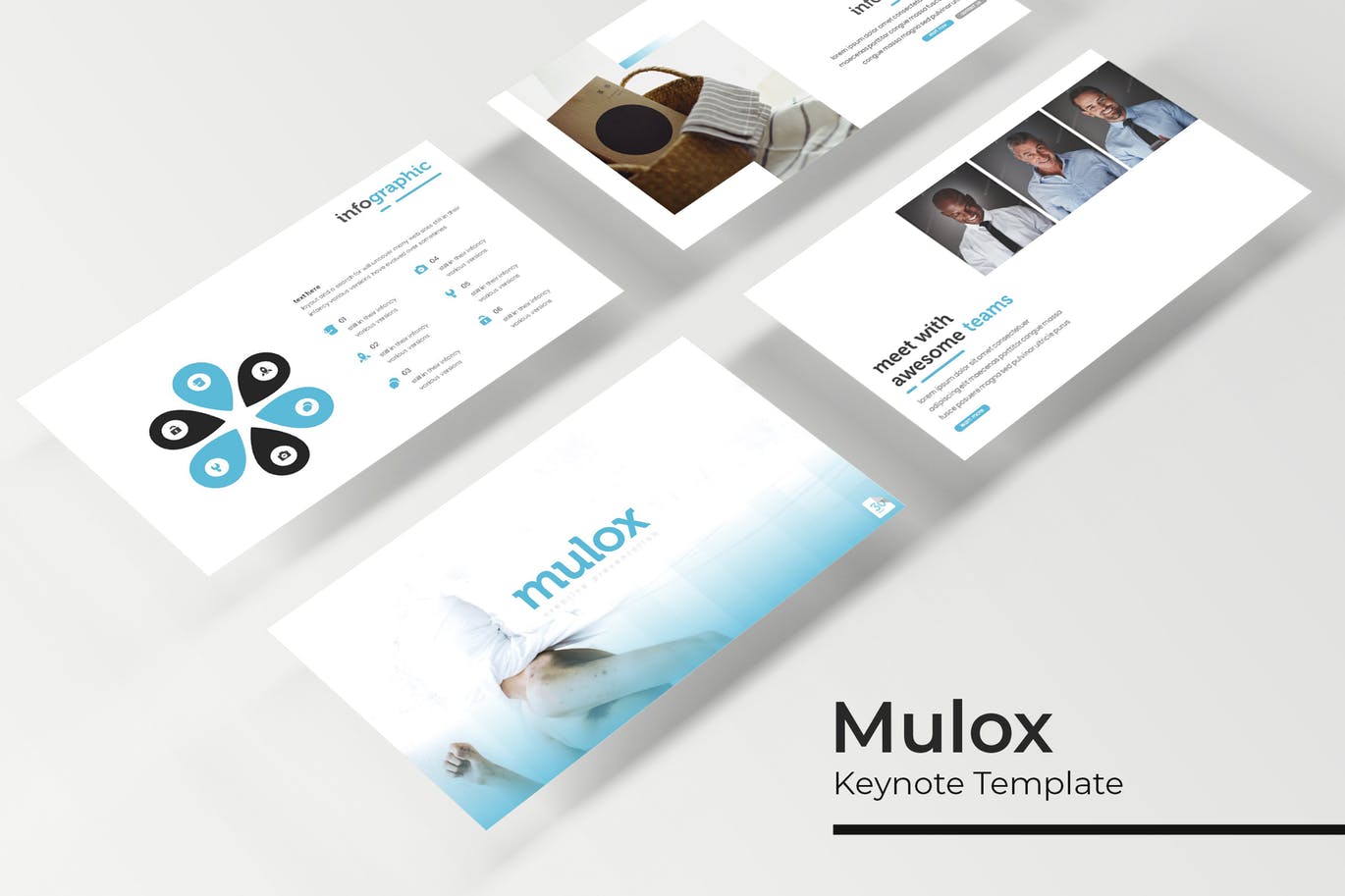创意设计公司简介Keynote演示文稿设计模板 Mulox – Keynote Template插图