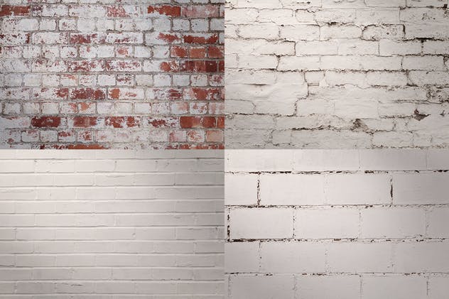 20款砖墙纹理背景 Brick Wall Textures / Backgrounds插图5