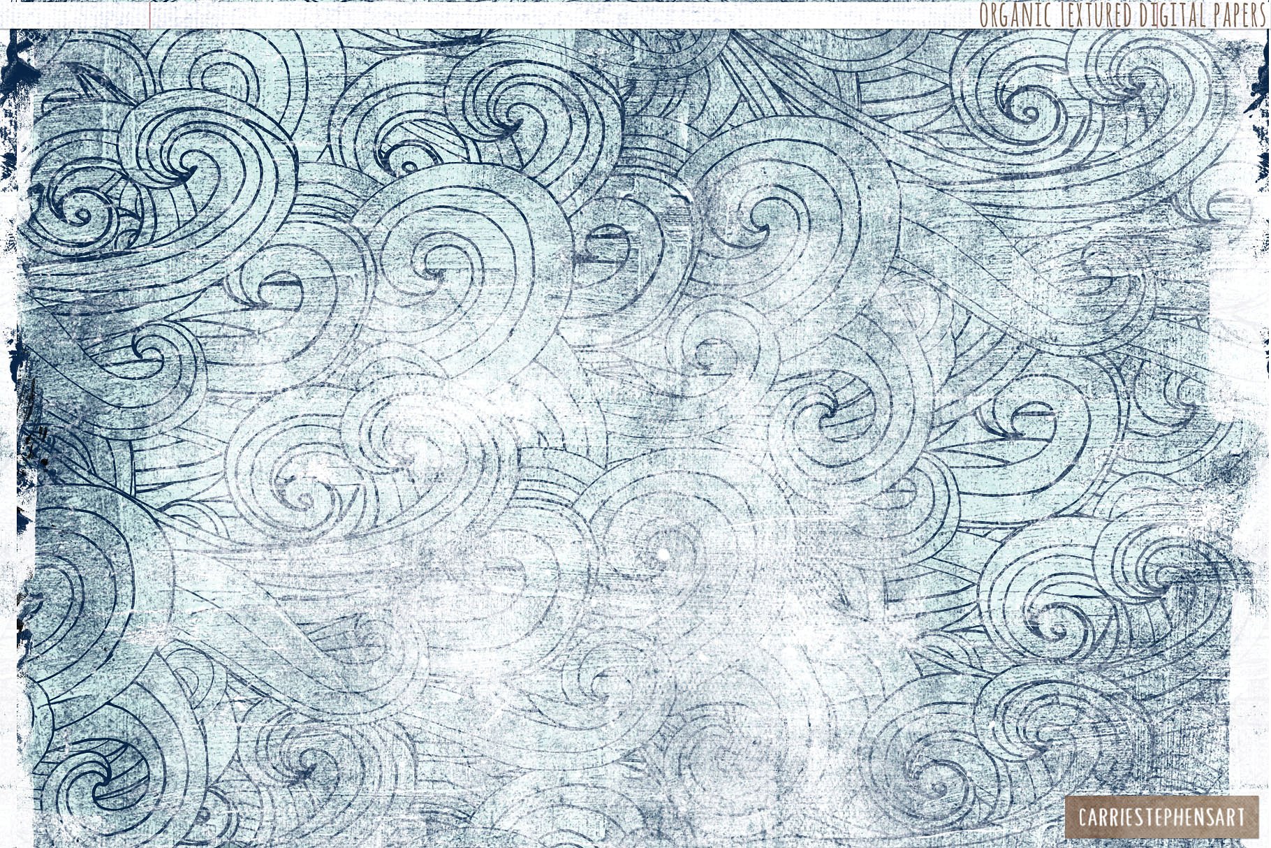日式航海主题数码纸张纹理 Nautical Digital Paper, Textured插图(3)