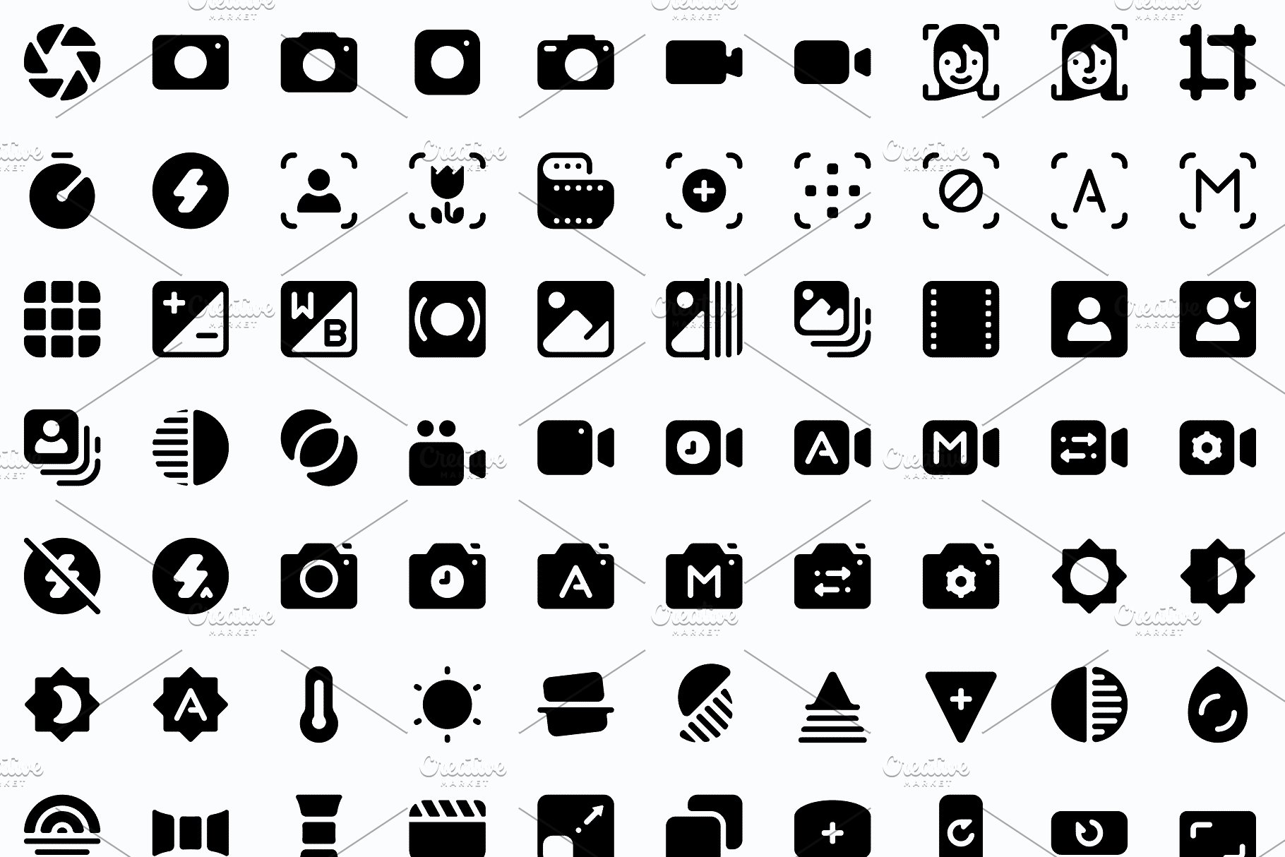 2200枚圆形实心图标 Roundies 2200 Solid Icons插图(7)