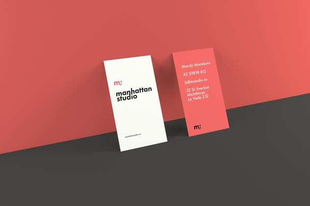 横向&纵向企业名片设计样机 Business Card Mockups – Landscape and Portrait插图3 横向&纵向企业名片设计样机 Business Card Mockups – Landscape and Portrait插图3