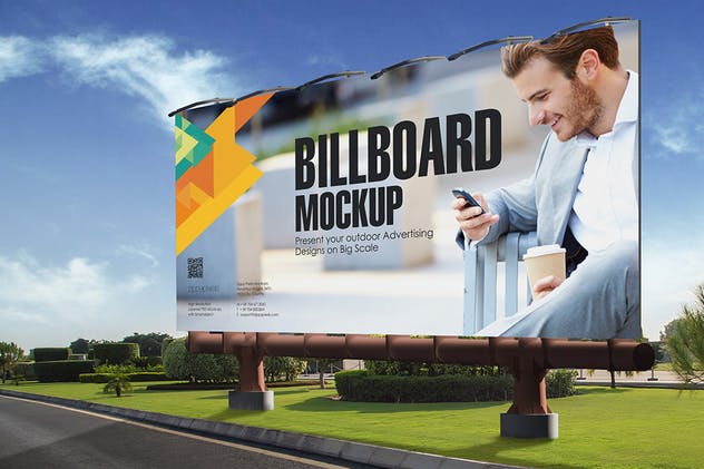 7款城市户外公路灯箱广告牌样机模板 7 Billboard Mockups插图2