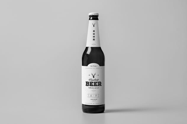 啤酒包装样机模板 Beer Mock-up插图(1)