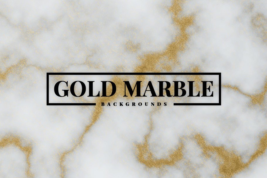 金色大理石纹理背景 Gold Marble Backgrounds插图