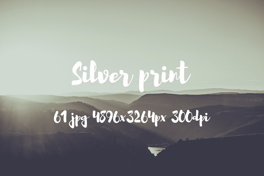 大自然之美高清照片素材 Silver Print Photo pack插图2