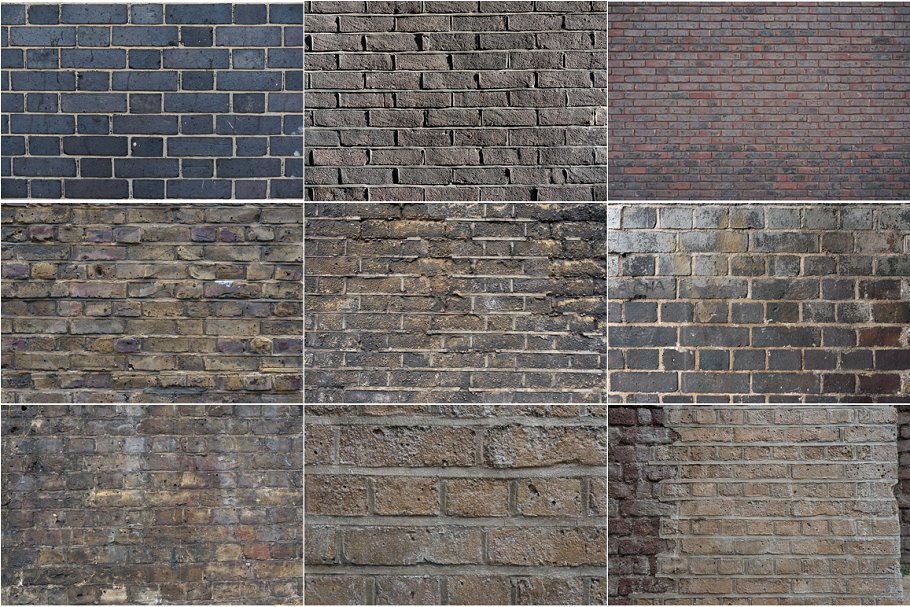 50款砖瓦砖墙纹理 Bricktop 50 brick wall textures插图3