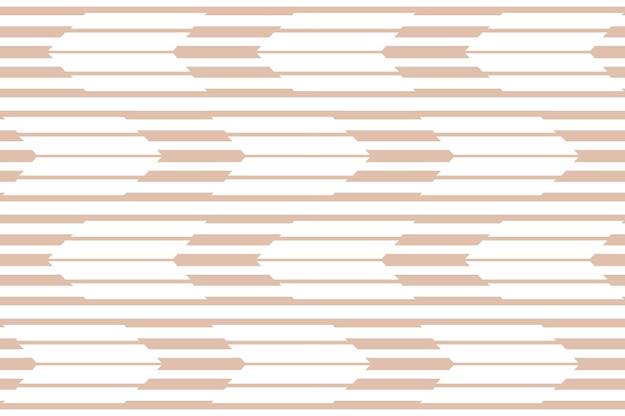 锯齿形无缝抽象纹理合集 Zig Zag Seamless Patterns Set插图2
