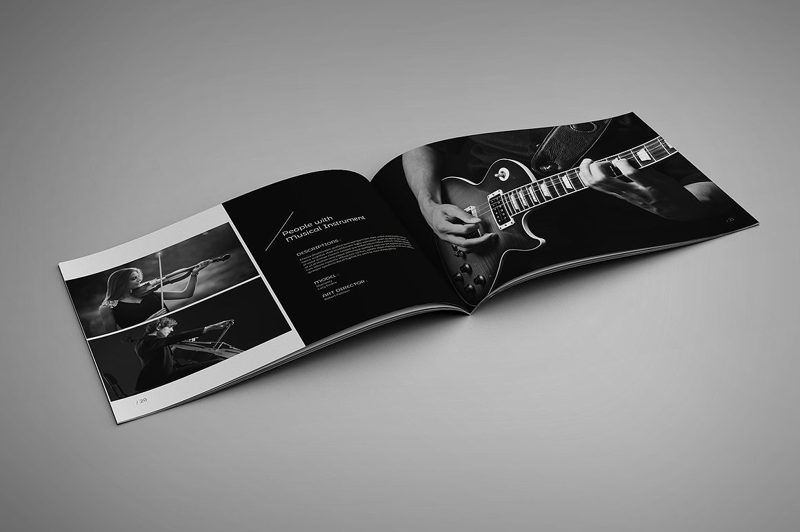 24P专业简洁现代的摄影画册手册杂志楼书设计模板插图(11)