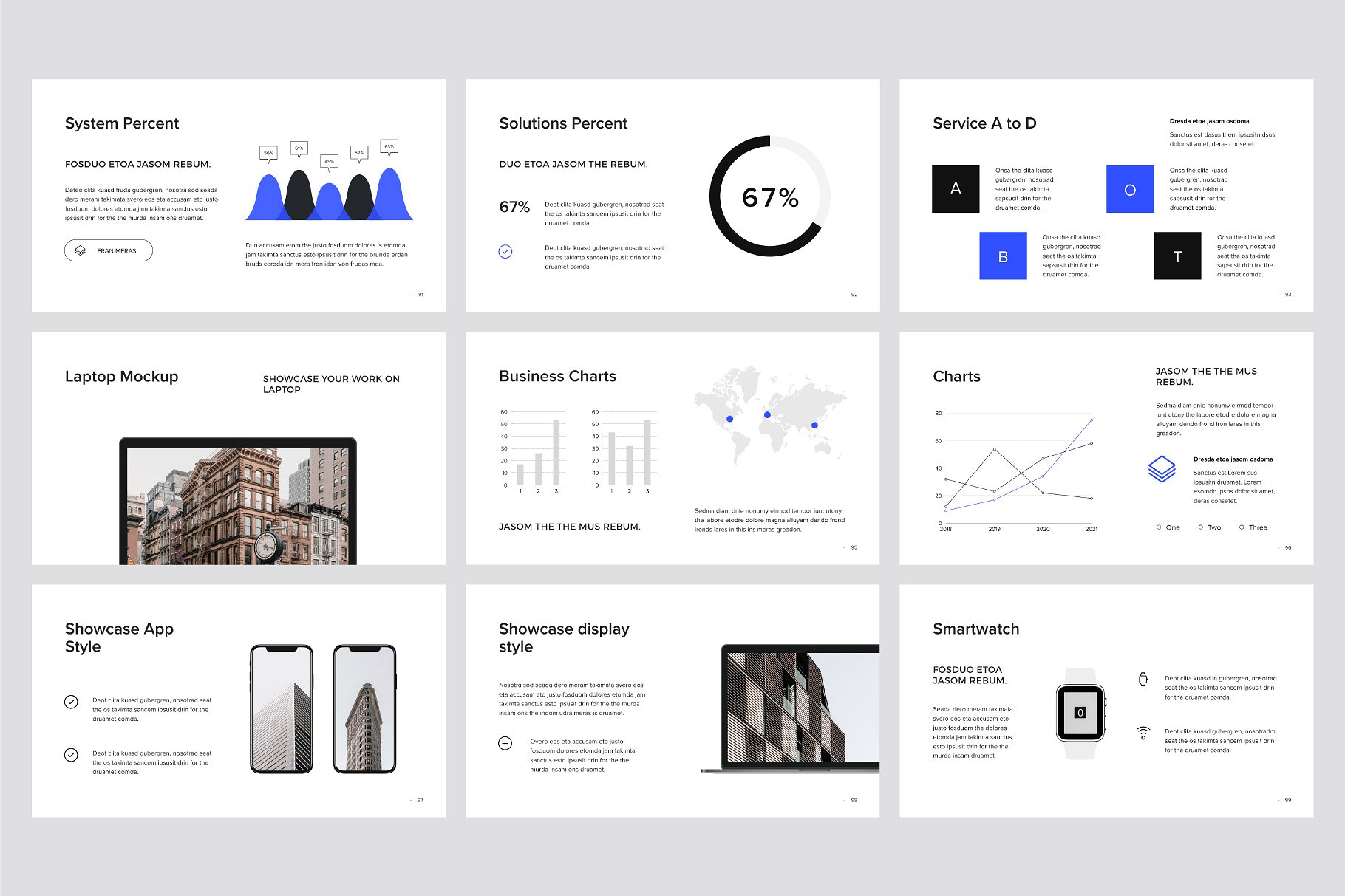 现代简约风格企业团队介绍谷歌幻灯片模板 MURO – Google Slides Template +Bonus插图14