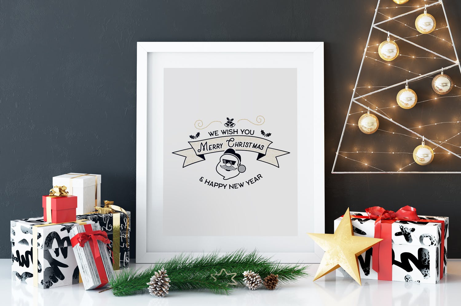 圣诞快乐&新年主题T恤印花图案设计素材 Merry Christmas and New Year T-Shirt. Xmas Print插图(3)
