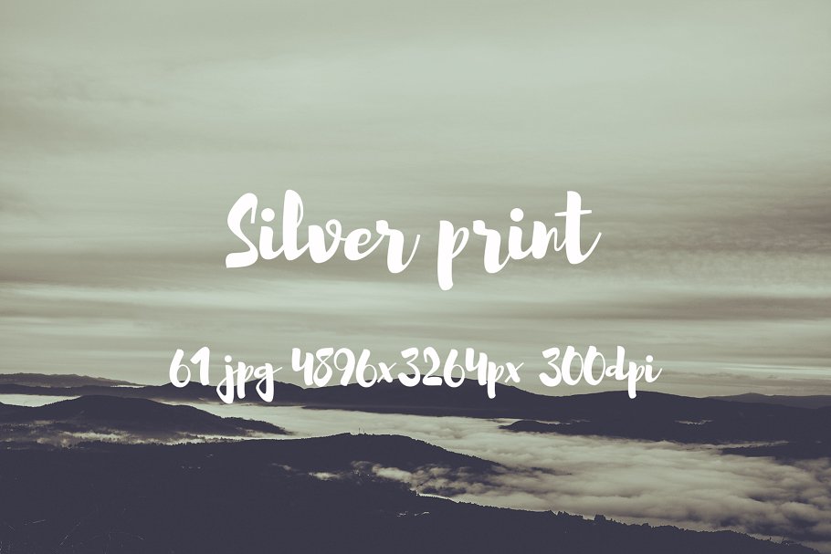 大自然之美高清照片素材 Silver Print Photo pack插图3